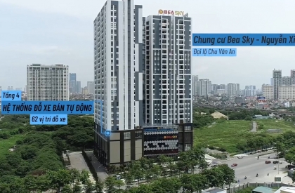 HỆ THỐNG ĐỖ XE CAO TẦNG HÀ NỘI TẠI CHUNG CƯ BEA SKY